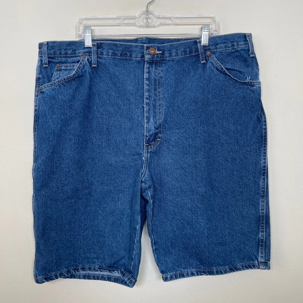 Vintage Dickies Mens Carpenter Denim Baggy Shorts 42
